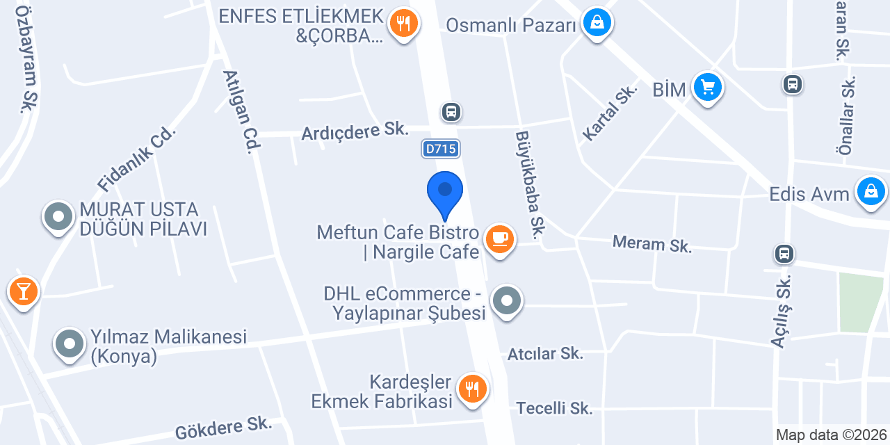 Petrol Ofisi konumu