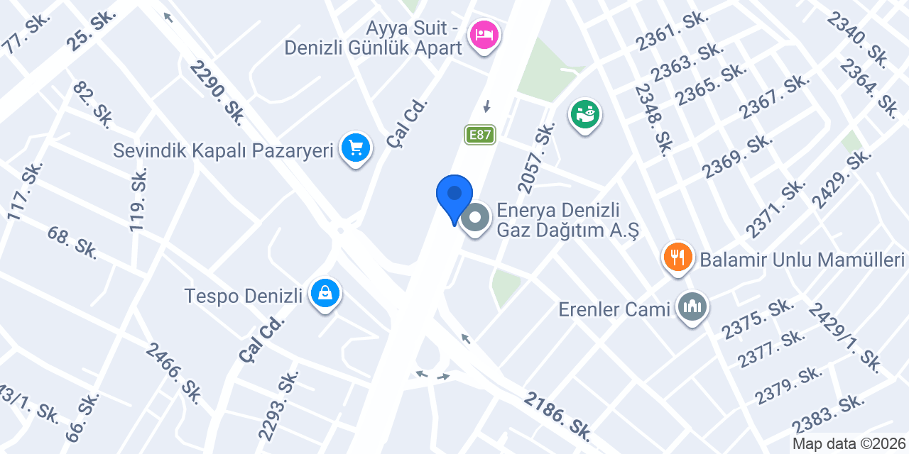 Dervişoğlu Otomotiv konumu
