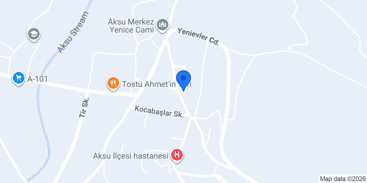 Aksu Arçelik Servisi konumu