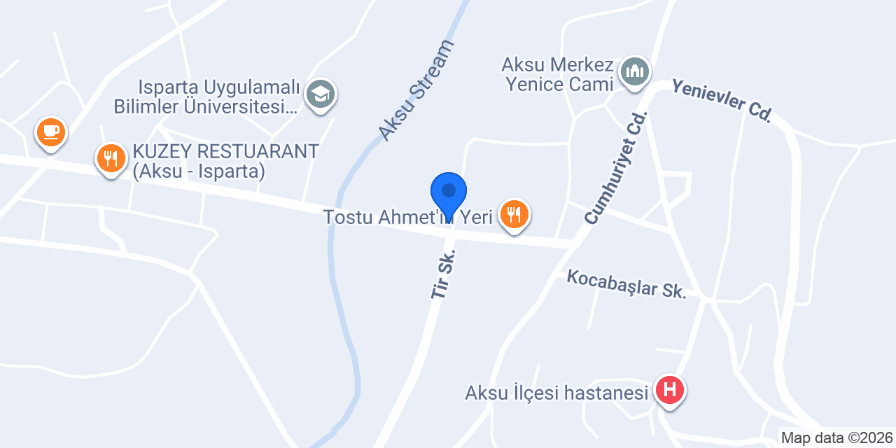 Aksu Noterliği konumu