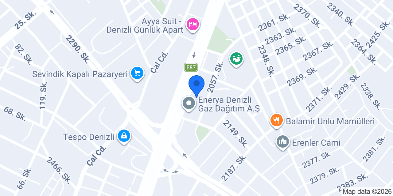 Sinan Oto Servis konumu