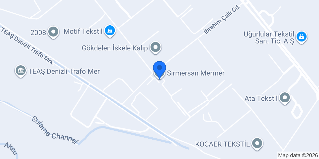 Sirmersan Mermer konumu