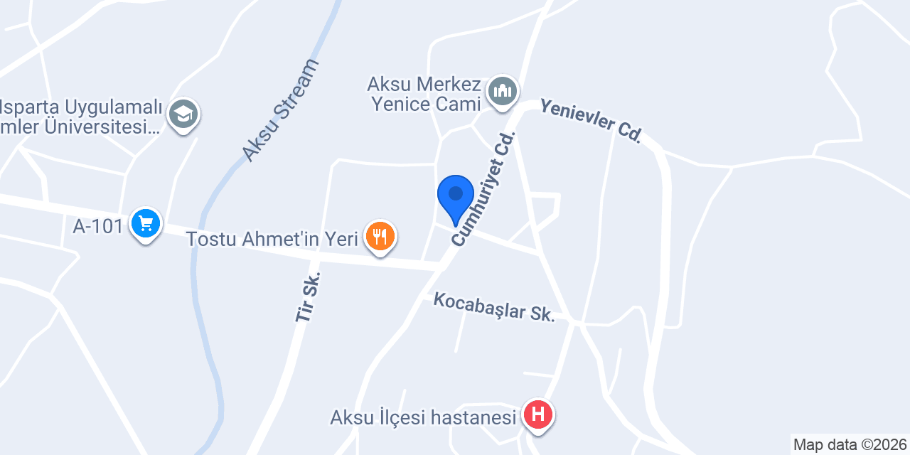 YILMAZ TARIM konumu