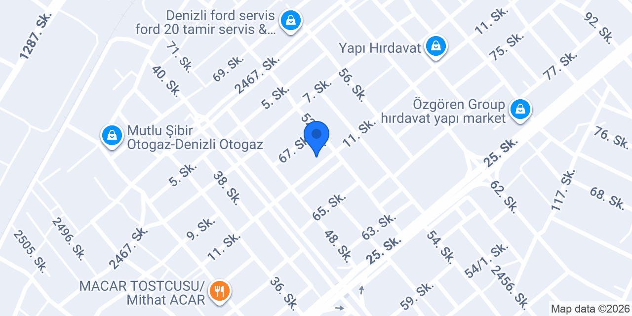 Cahit Oto Servis konumu