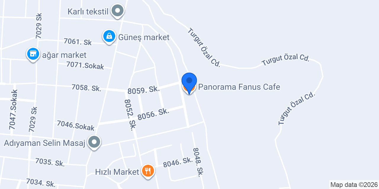 Panorama Fanus Cafe konumu