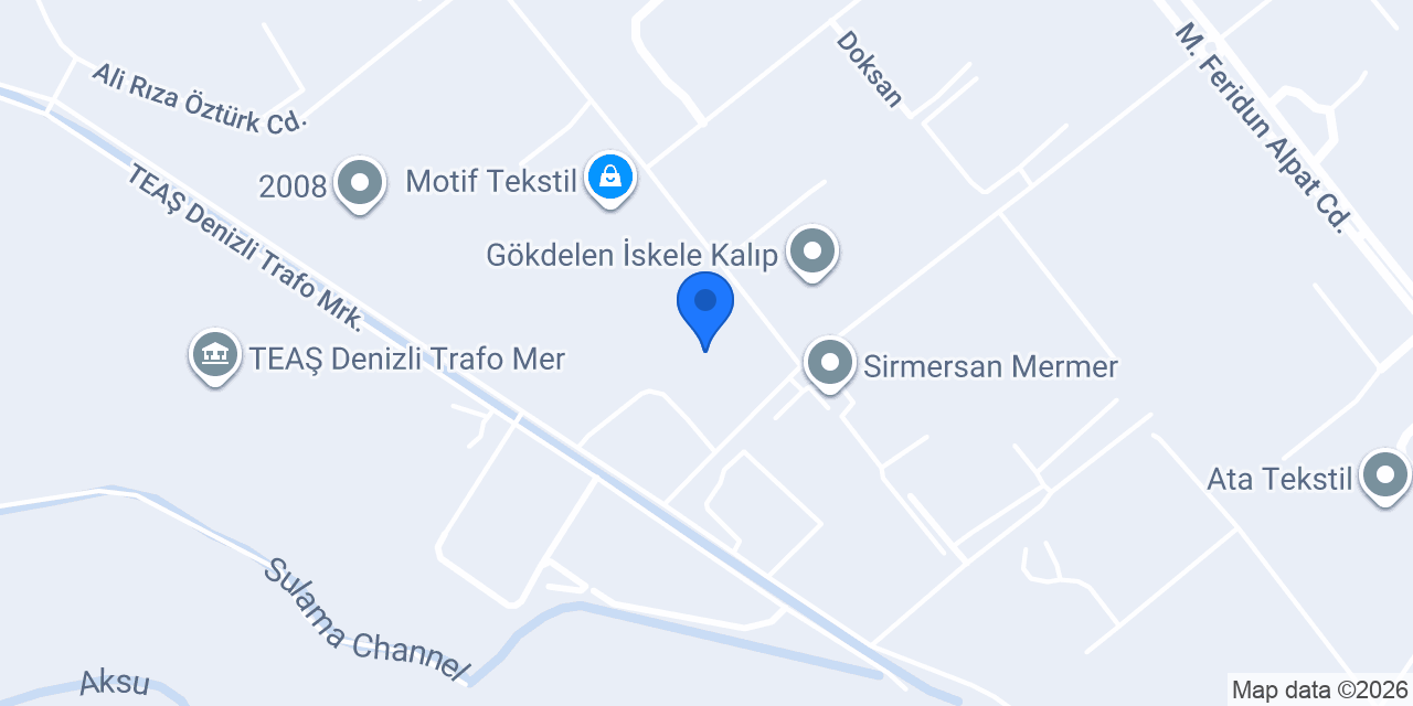Dossan Tekstil konumu
