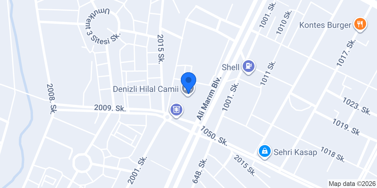 Denizli Koç Elektrik konumu