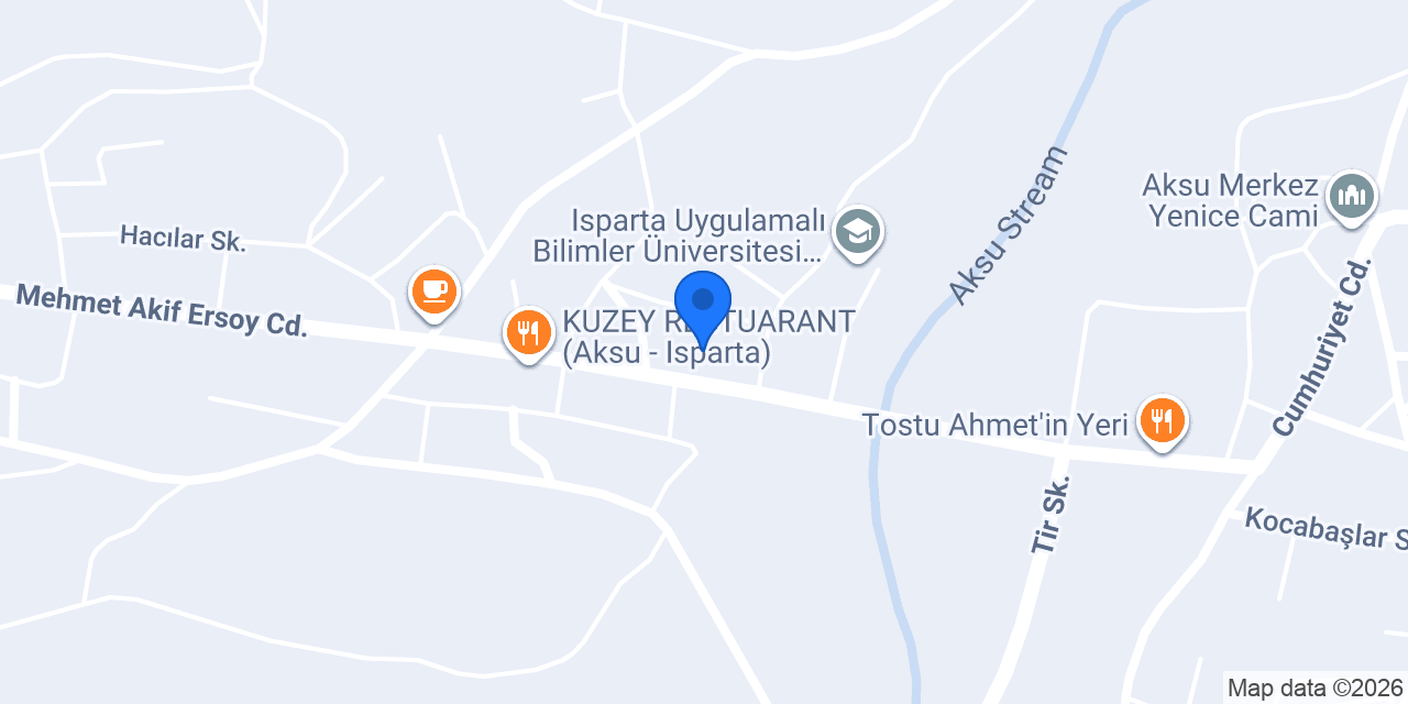 Tapu Müdürlüğü konumu