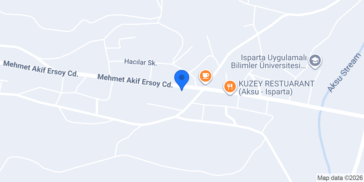 Aksu Polis Merkezi Amirliği konumu