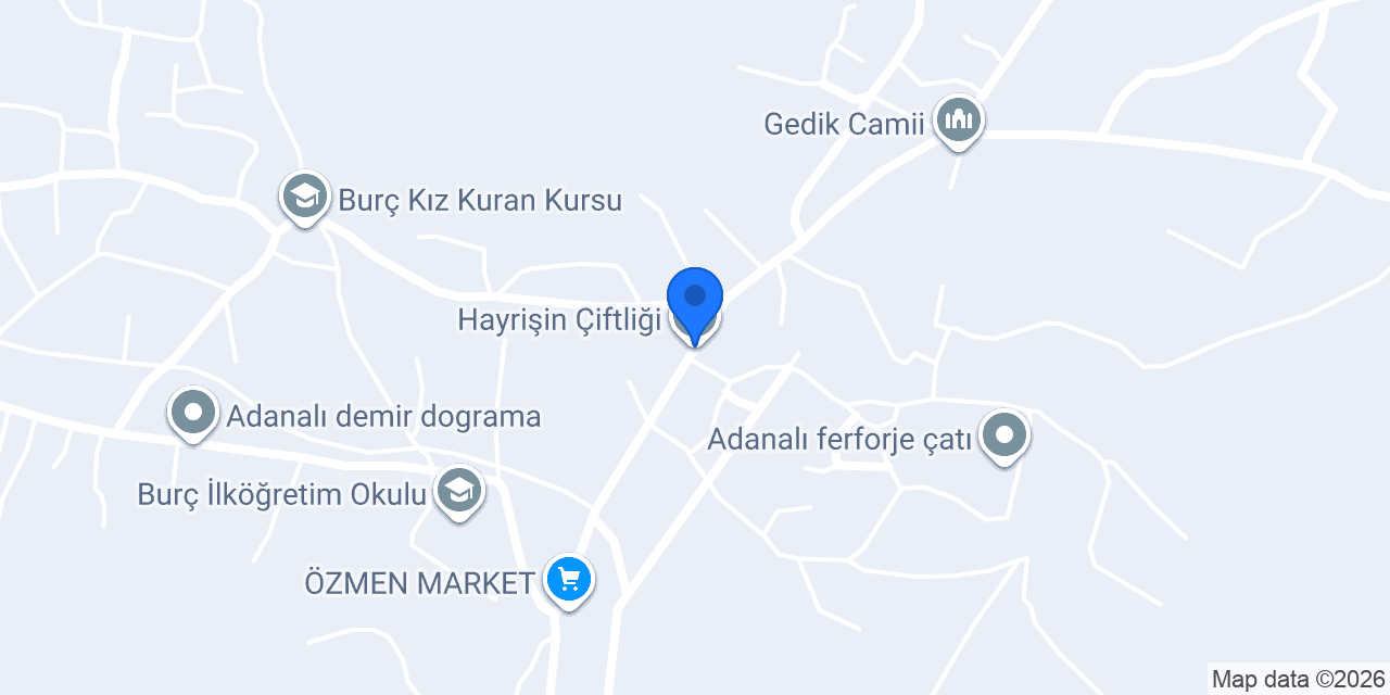 Hayrişin Çiftliği konumu