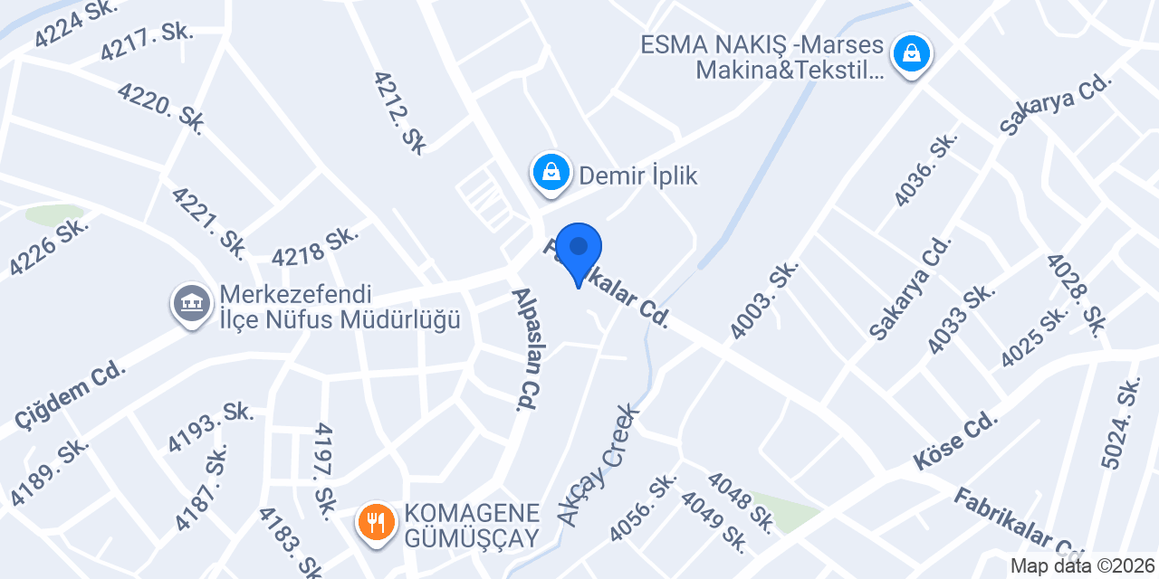 Denizli Mezarcılık konumu