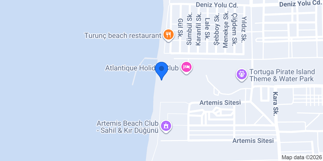 Sus Beach cafe konumu