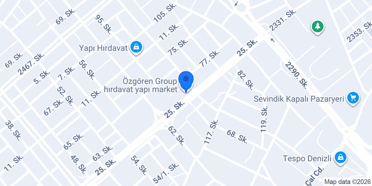 Özgören Group hırdavat yapı market konumu