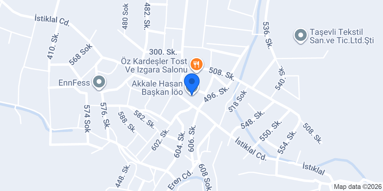 Akkale Hasan Başkan İöo konumu