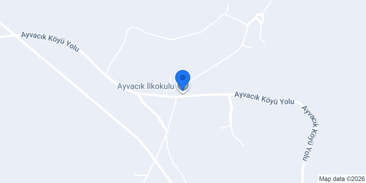 Ayvacık İlkokulu konumu