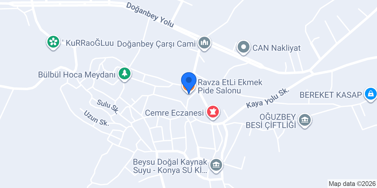 Ravza EtLi Ekmek Pide Salonu konumu