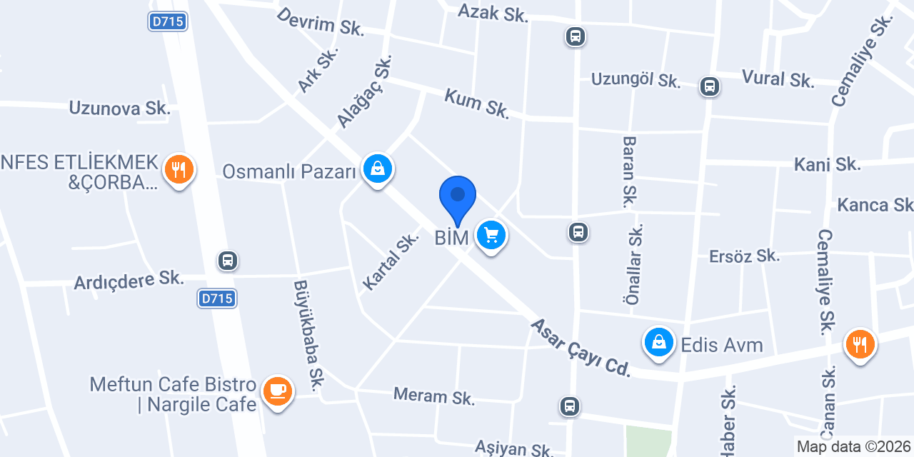 YAVUZ ETLIEKMEK konumu
