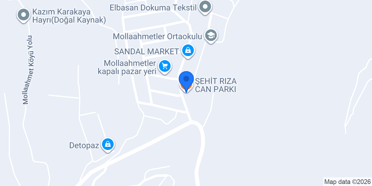 ŞEHİT RIZA CAN PARKI konumu