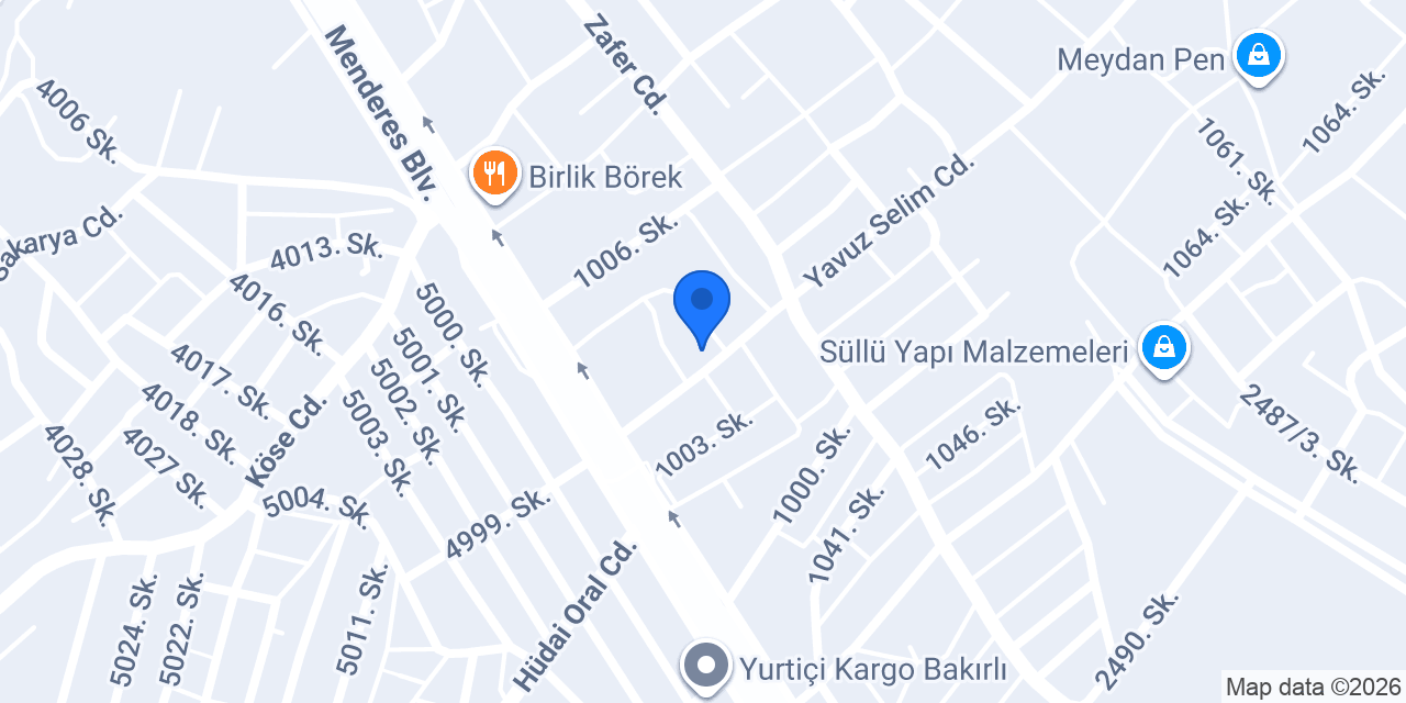 EKMEL A.Ş. konumu