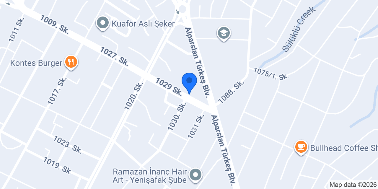 Denizli Çiçek Evi konumu