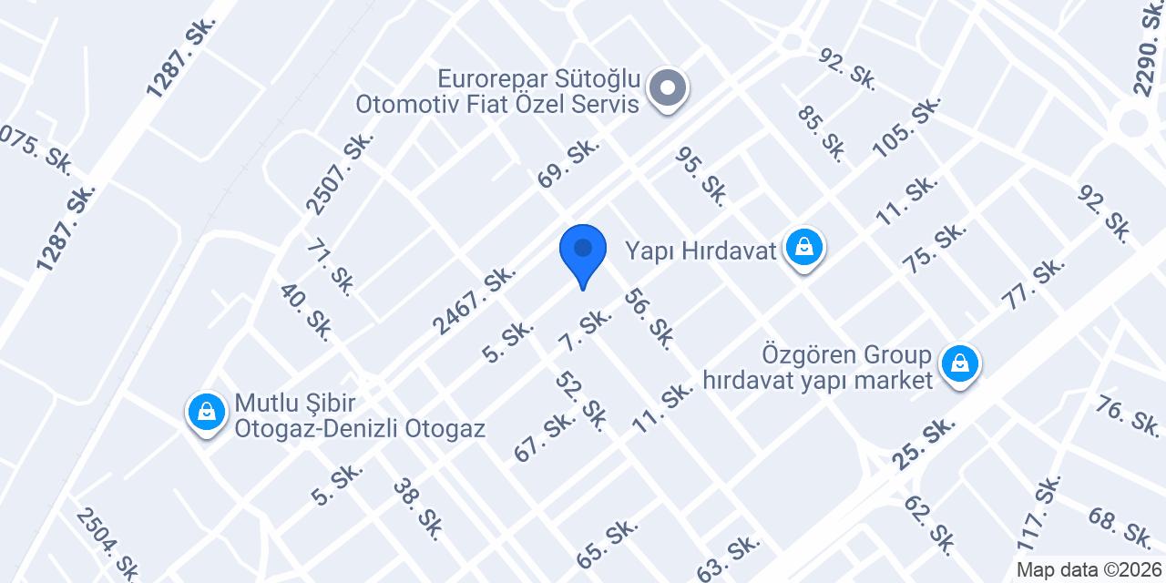 Denizli Almanca Özel Ders konumu