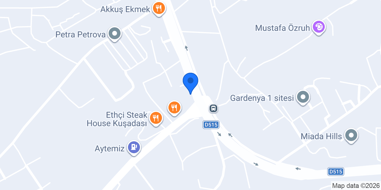 Böcük Kuşadası konumu