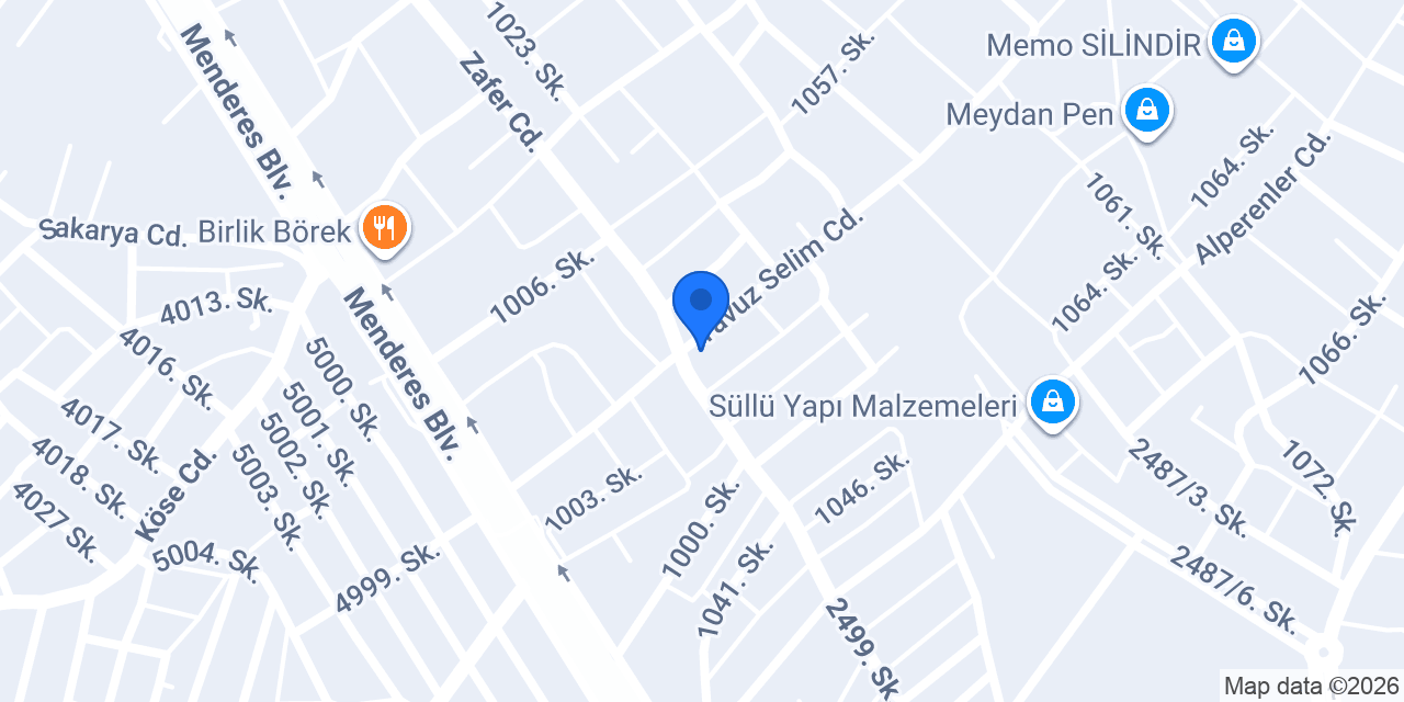 Dekorenk Mobilya - Denizli Mobilya İmalat konumu