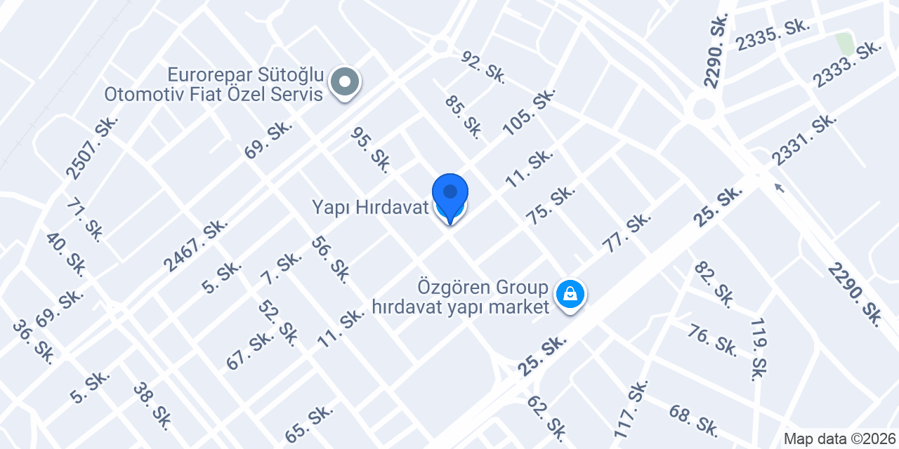 Yapı Hırdavat konumu