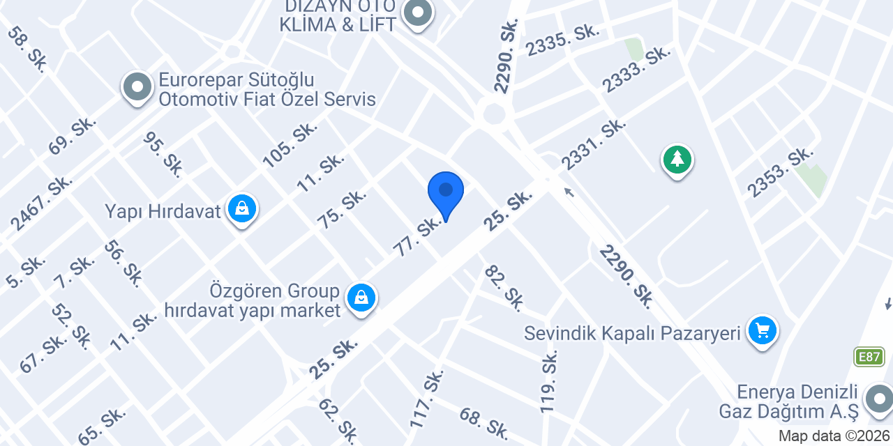 İÇÖZ MOBİLYA DEKORASYON konumu