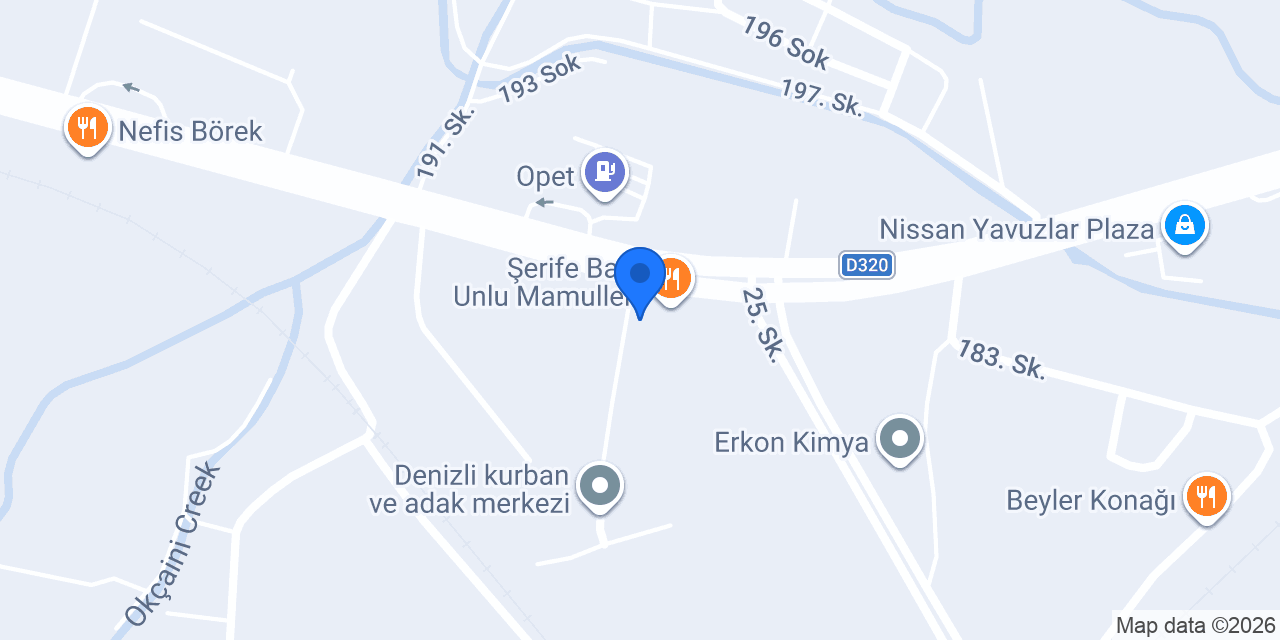 EVFENDİ konumu