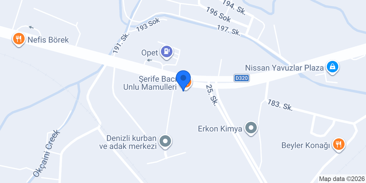 Hidromek konumu