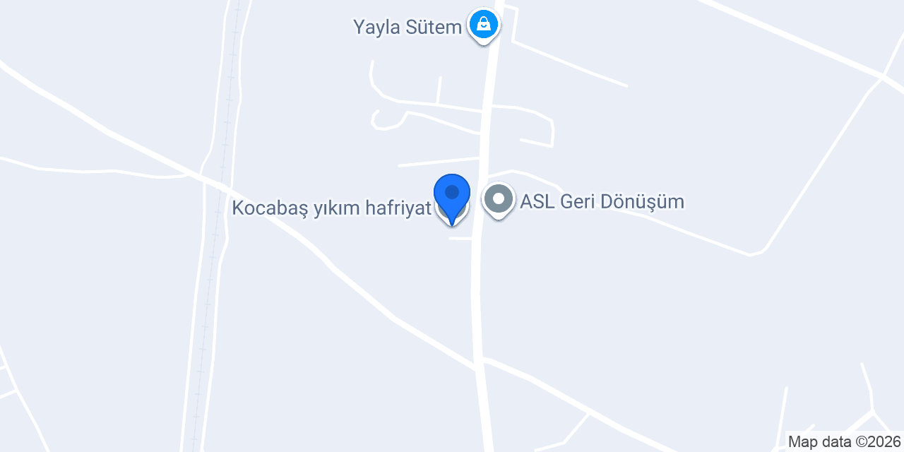 Kocabaş yıkım hafriyat konumu