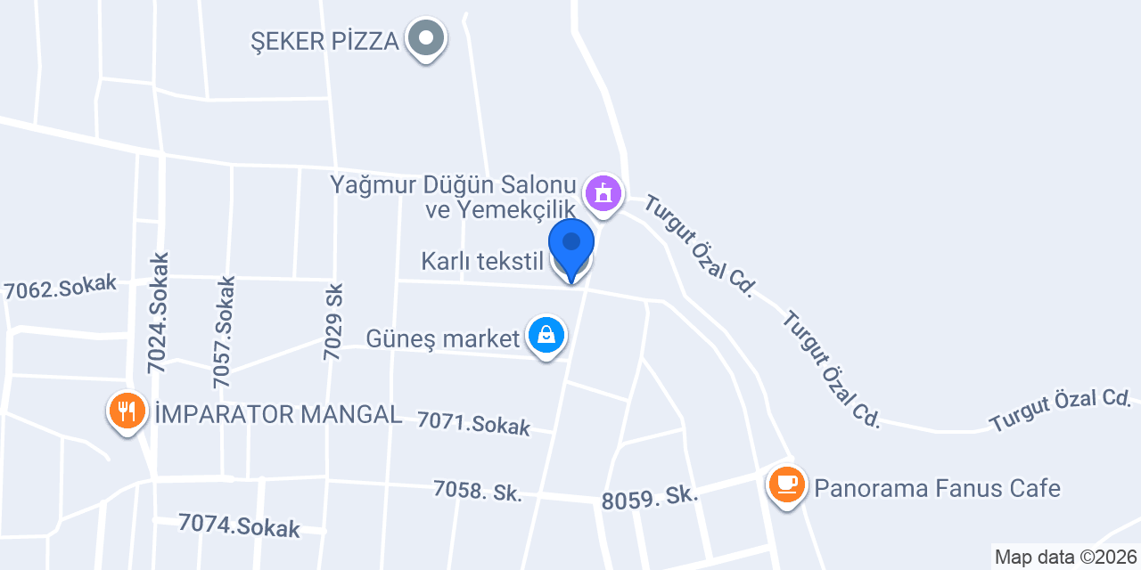 Karlı tekstil konumu