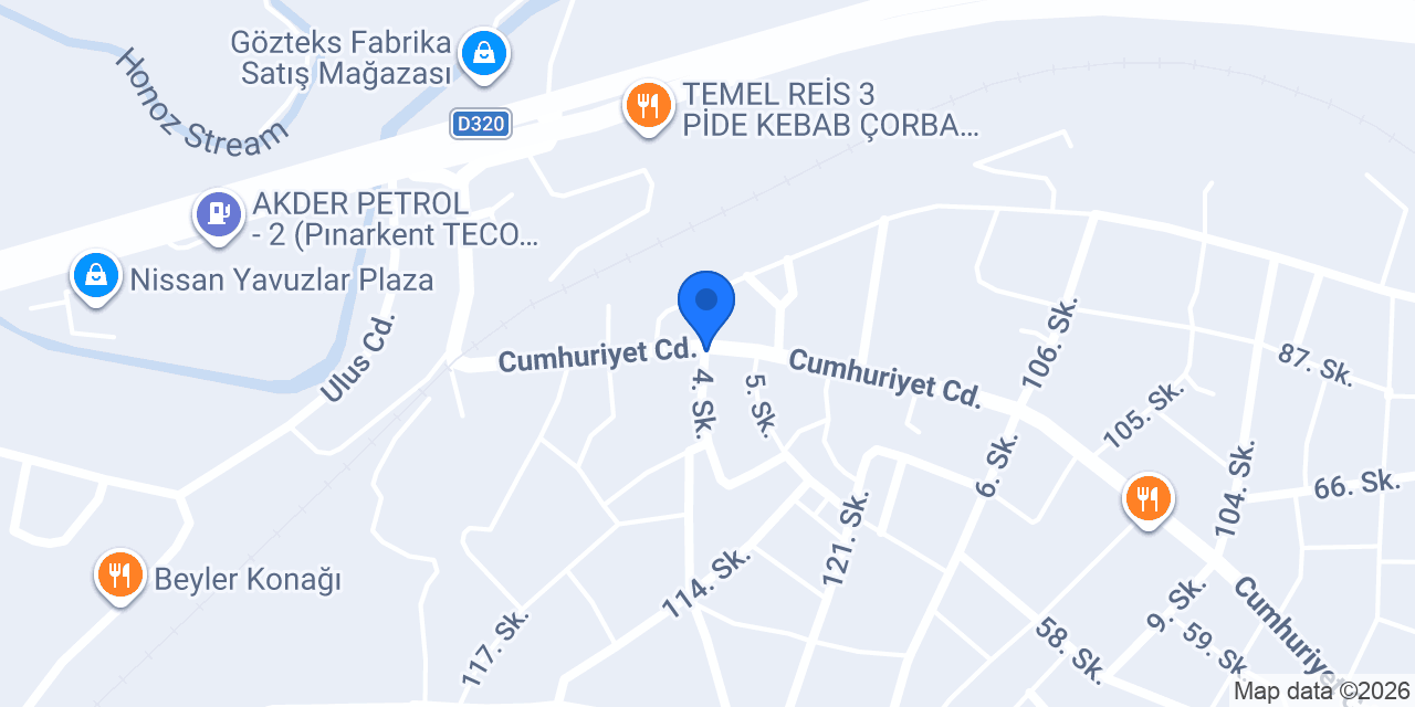 LANDEX PINARKENT EMLAK konumu