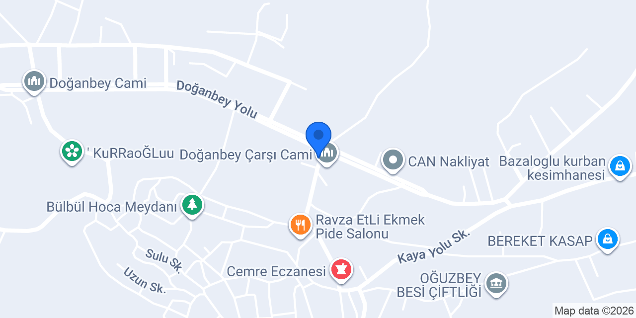 Doğanbey Belediyesi konumu