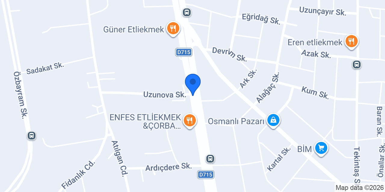 Hadimi İnşaat Malzemeleri konumu
