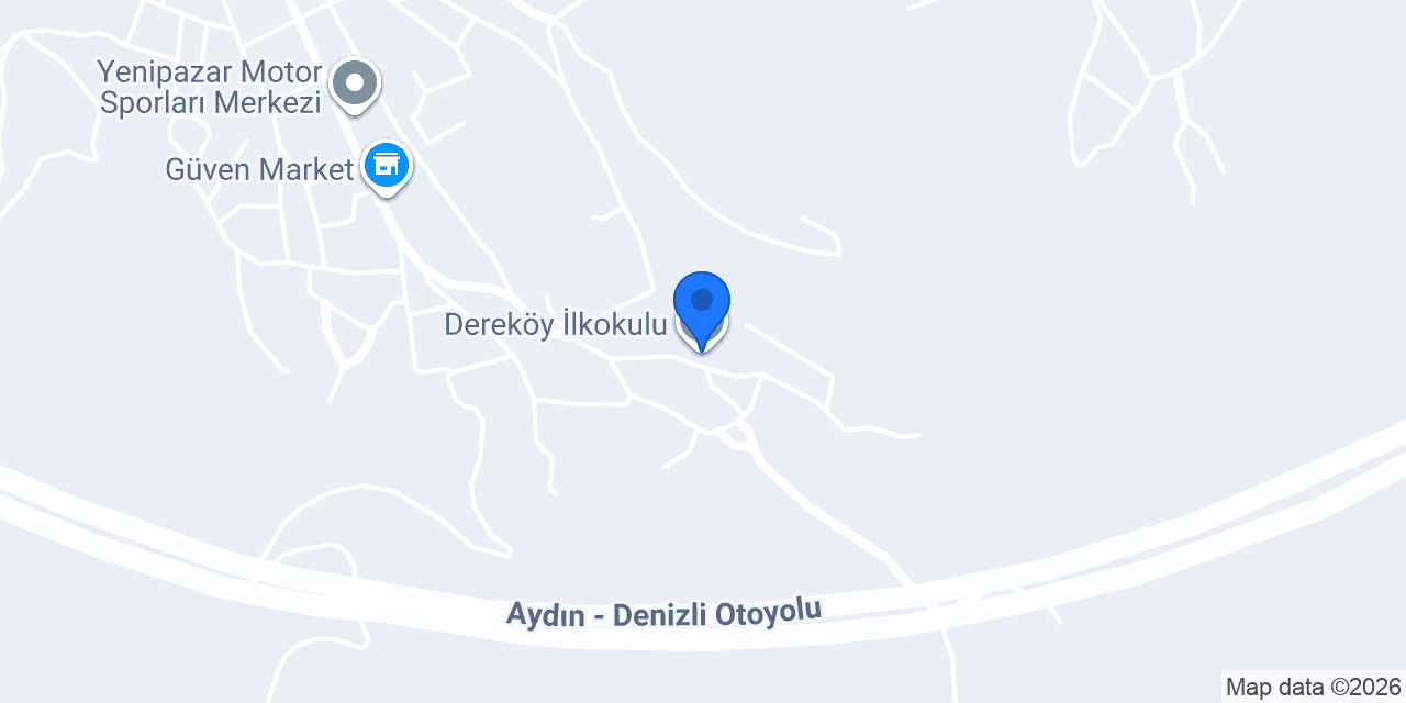Dereköy İlkokulu konumu