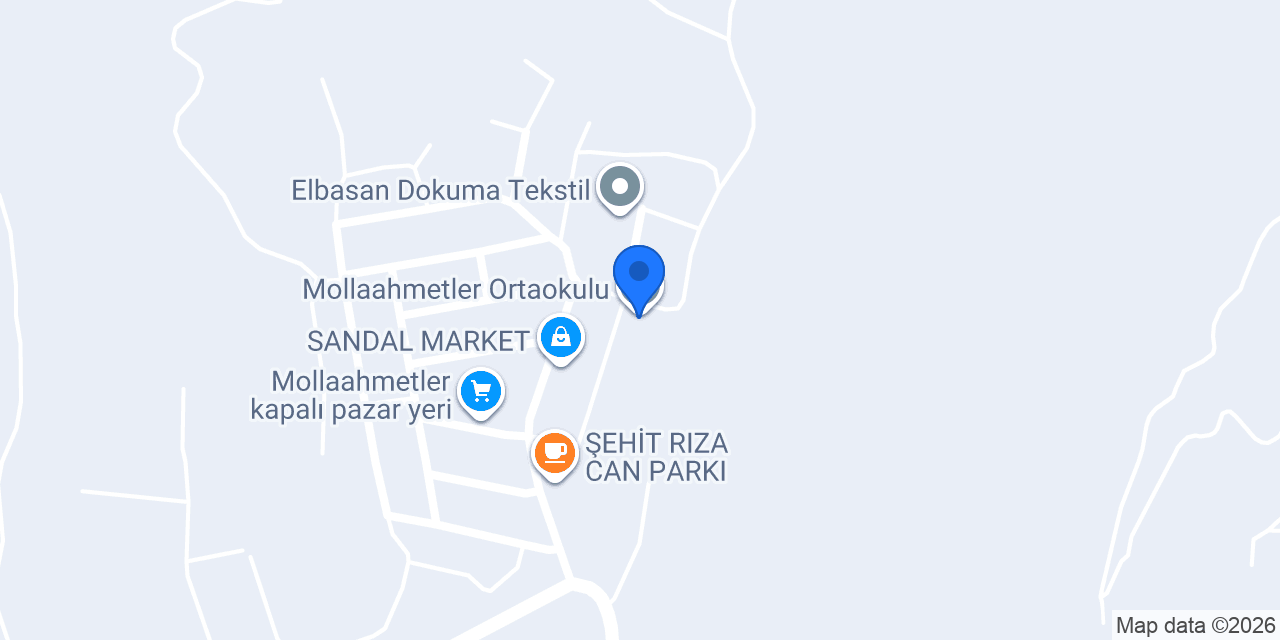 Mollaahmetler Ortaokulu konumu