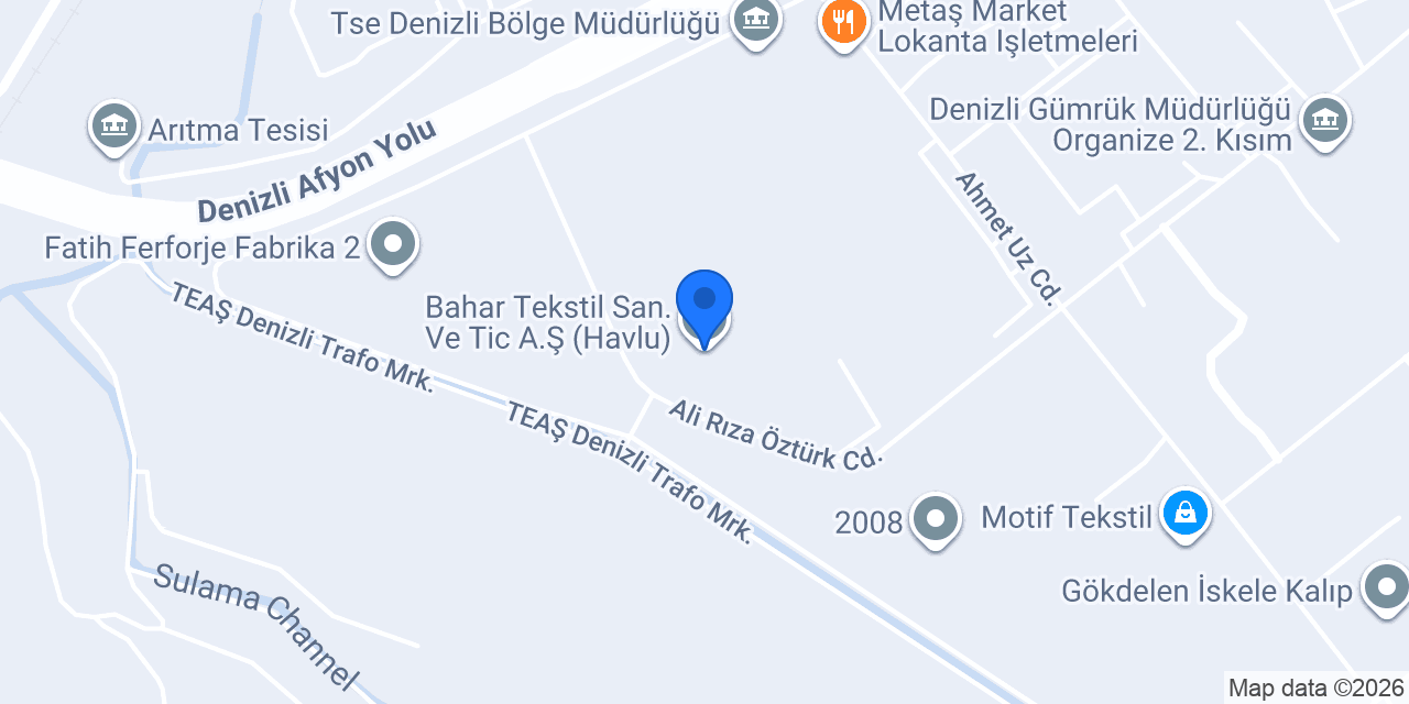 Bahar Tekstil San. Ve Tic A.Ş (Havlu) konumu