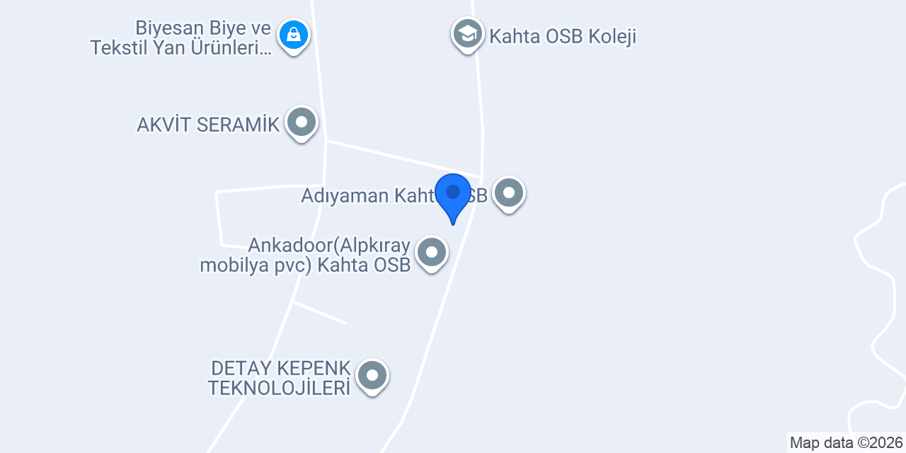 ALFADOOR Kapı-Kapak-Cnc İşleme konumu