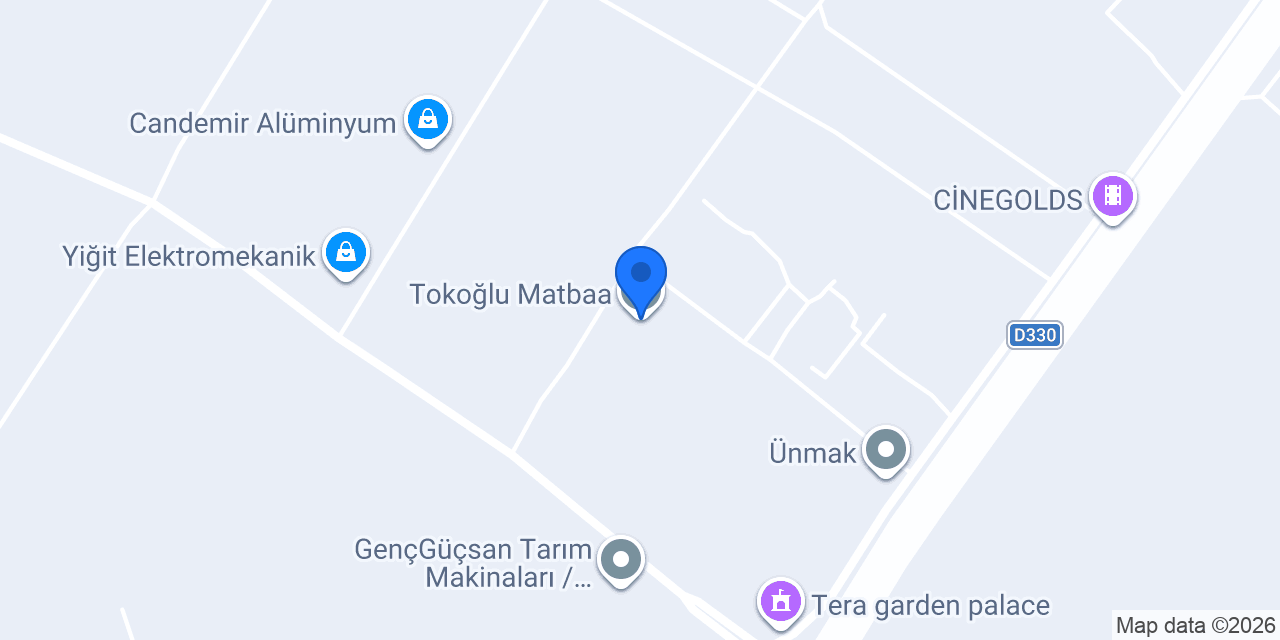 Tokoğlu Matbaa konumu