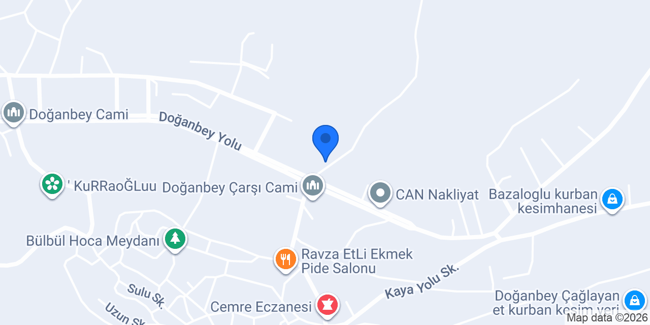 Doğanbey Jandarma Karakolu konumu