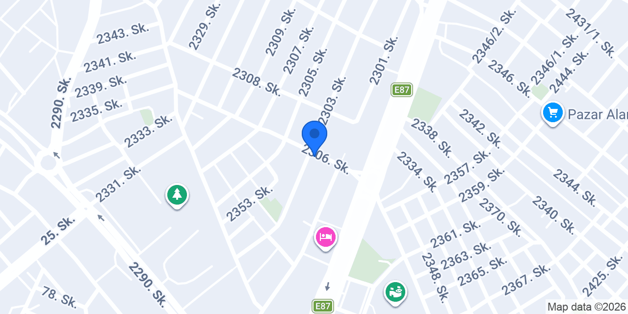 Saray Ticaret konumu
