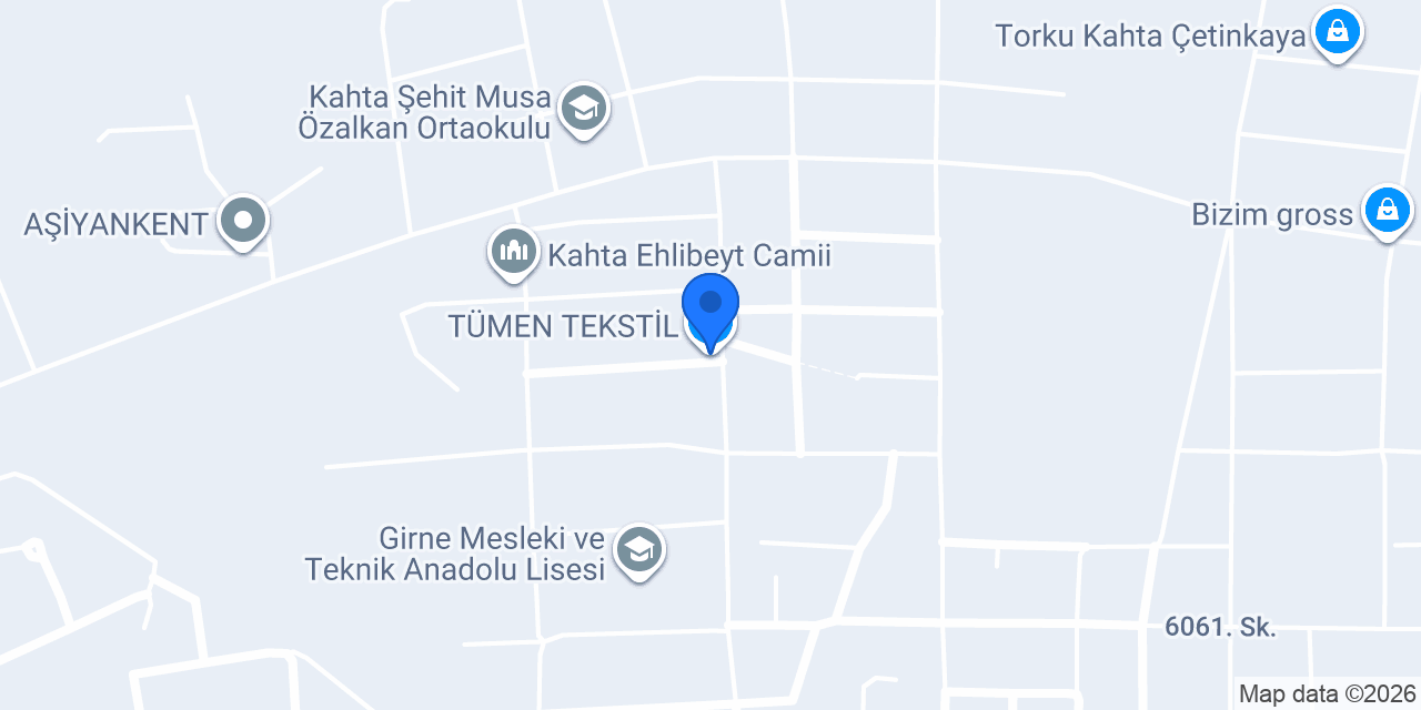 TÜMEN TEKSTİL konumu