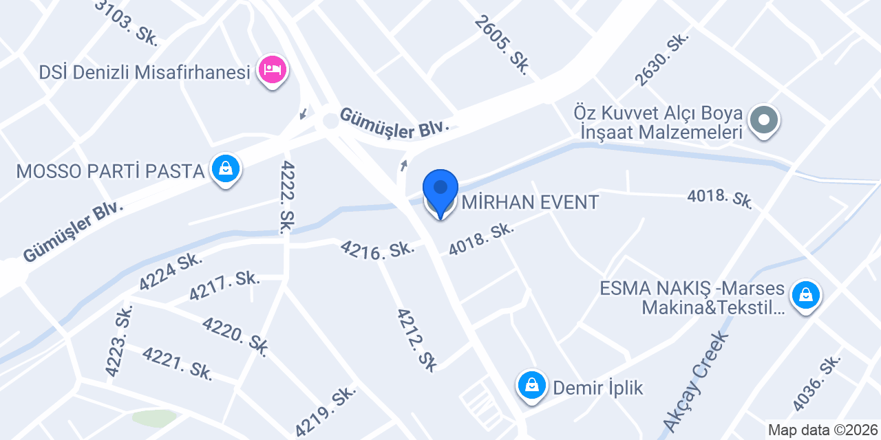 MİRHAN EVENT konumu