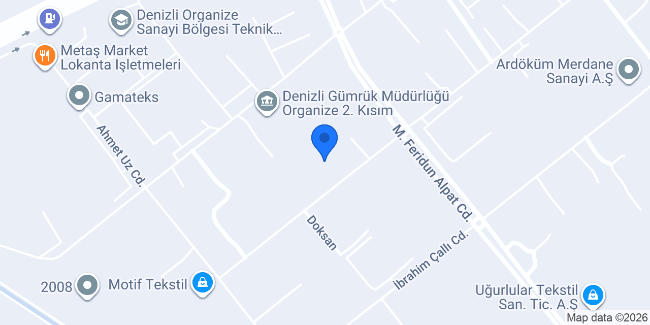 Yorka Tekstil konumu