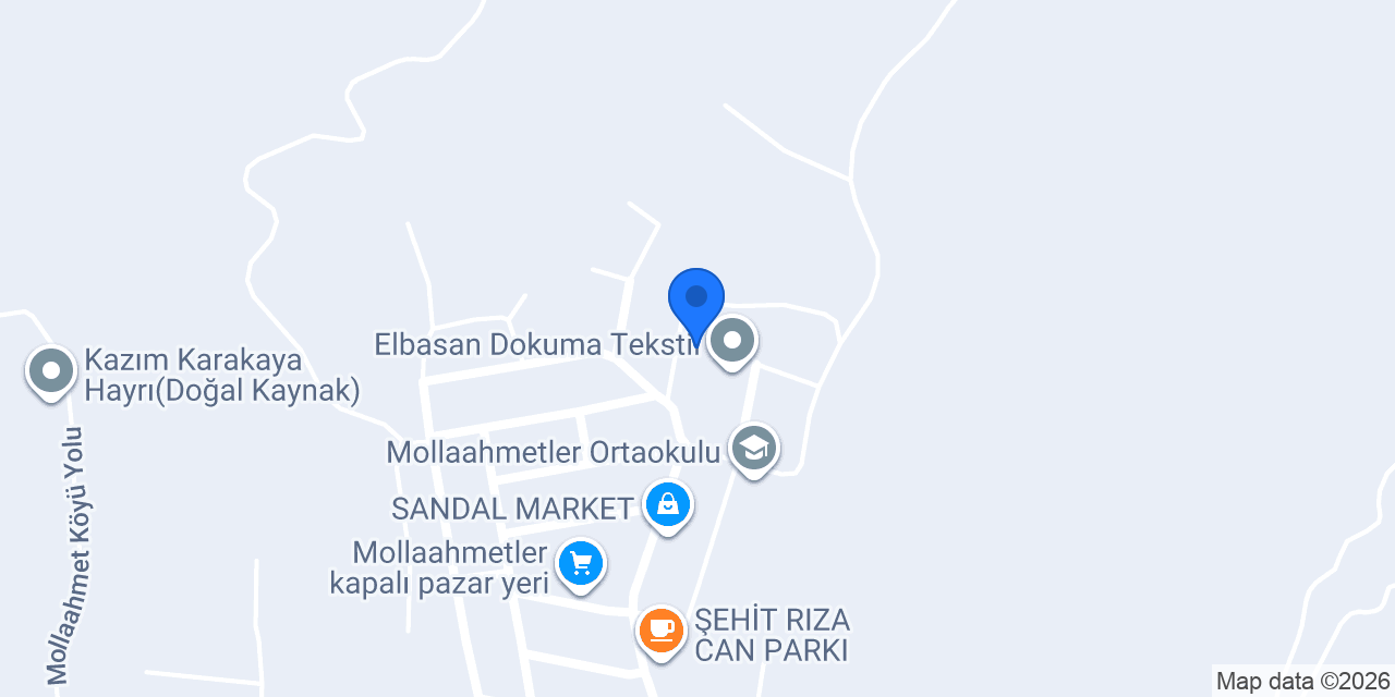 Bacak Dokuma Tekstili konumu
