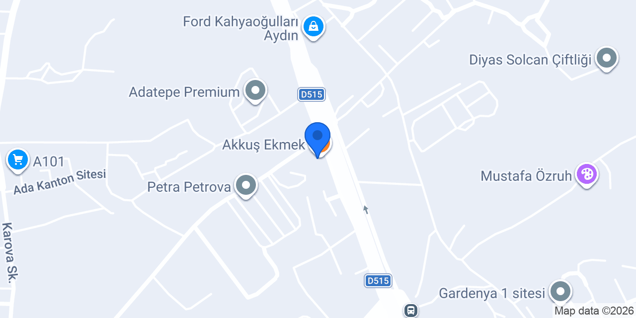 Akkuş Ekmek konumu