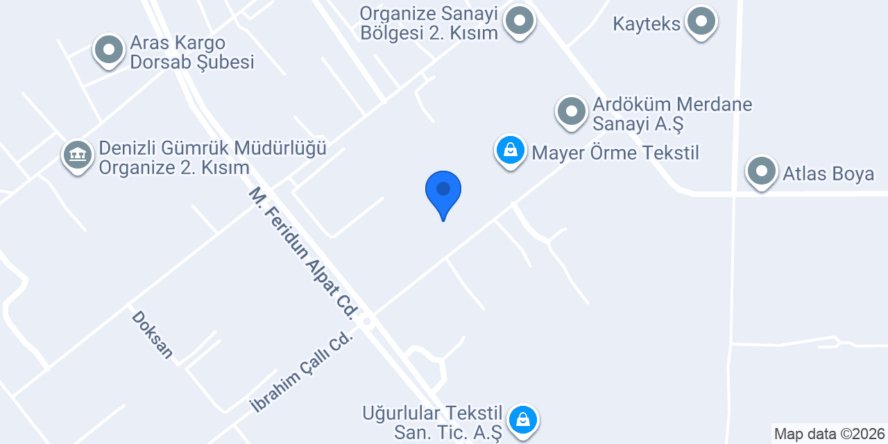 Aslan Tekstil konumu