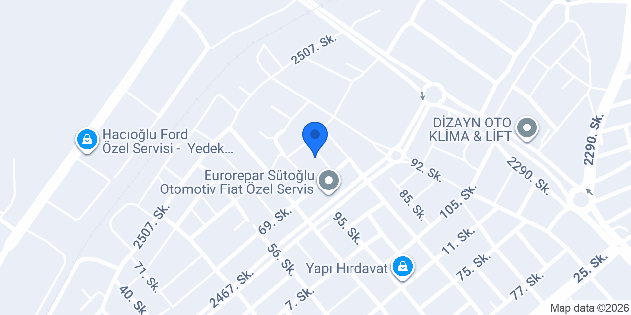 Denizli Kaliper konumu